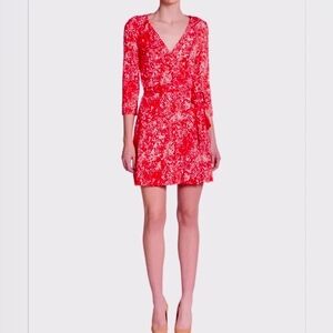 Diane von Furstenberg New Julian Two Mini Wrap Dress